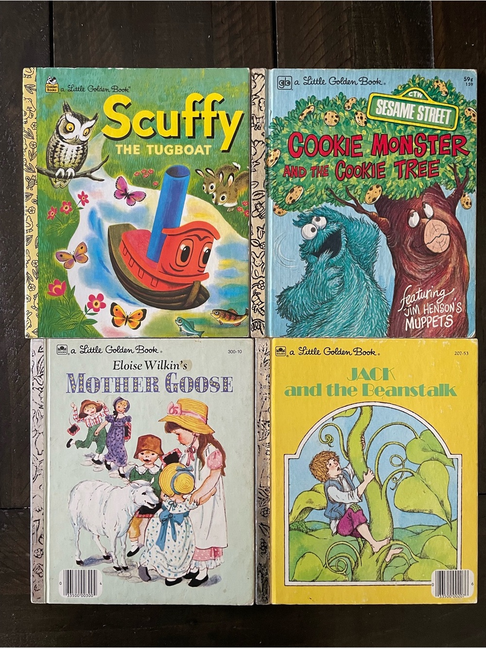 4 Vintage Little Golden Books